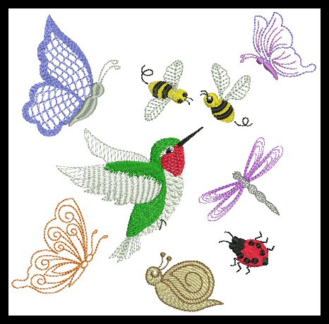 birds & bugs bonus set