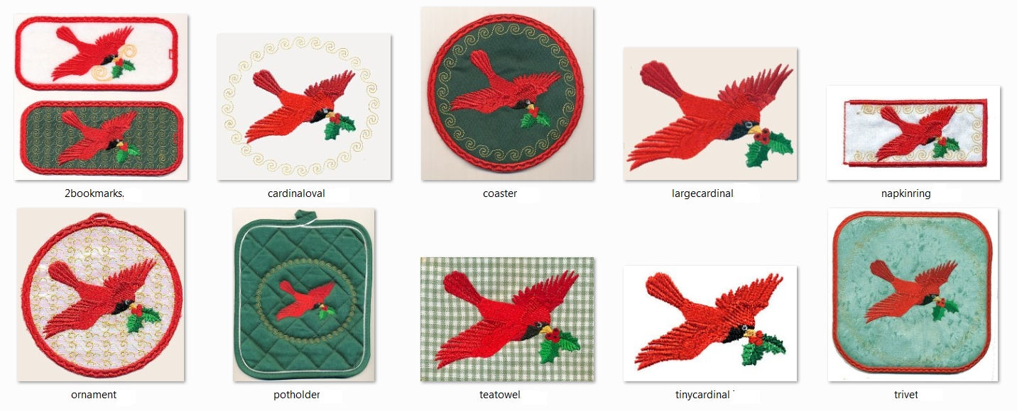 Stitchouts of Cardinals