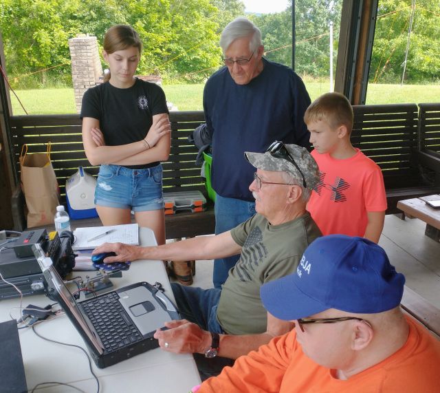 visitors at the event